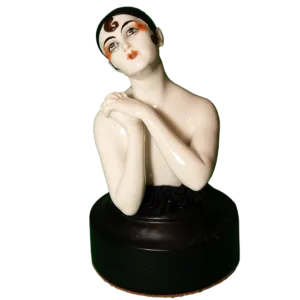 Figura art Nouveau parisino porcelana