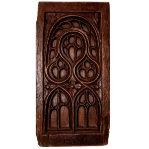 Panel madera gótico francés | Gótico y Medieval