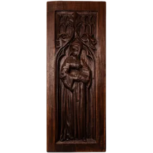 Panel madera gótico francés | Gótico y medieval