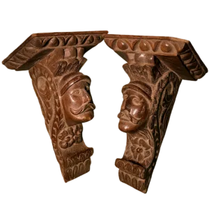 Pareja mensulas inglesas | Gotico y medieval
